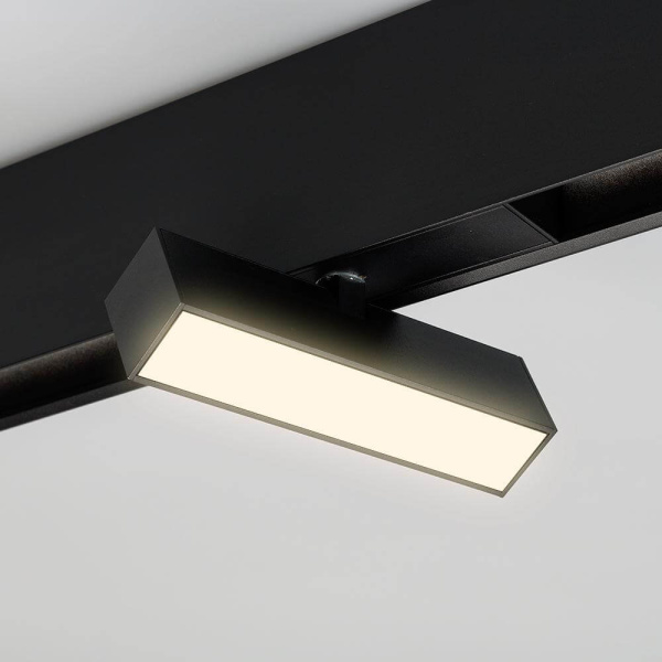 Трековый светодиодный светильник для магнитного шинопровода Arlight Mag-Flat-Fold-45-S205-6W Warm3000 026987