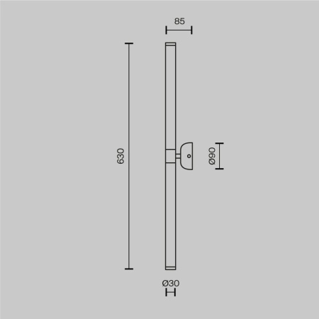 Подсветка для зеркал Maytoni Axis MOD106WL-L16G3K