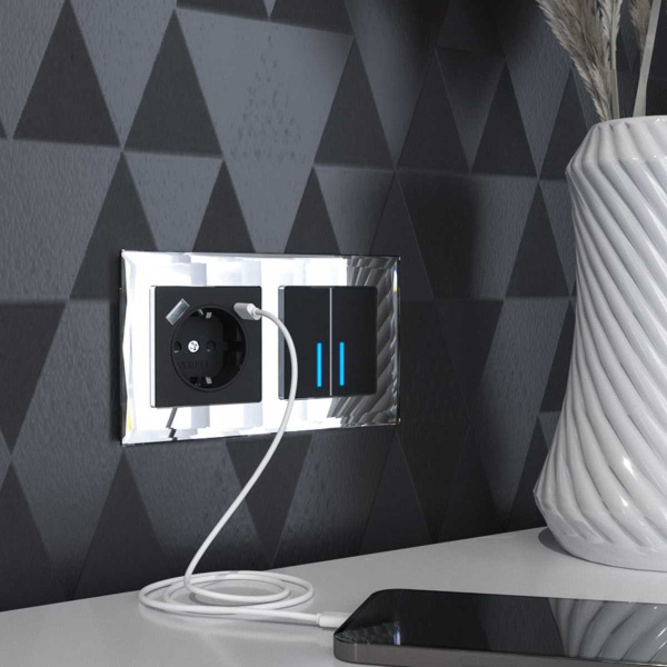 Рамка на 2 поста Werkel Diamant зеркальный W0021220 4690389158827