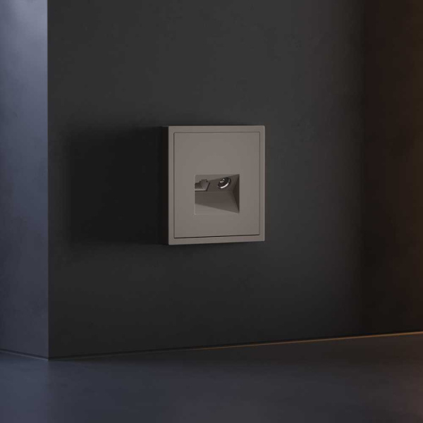 Накладка для розетки TV+RJ45 кат. 6, S70 (капучино) Voltum VLS002714