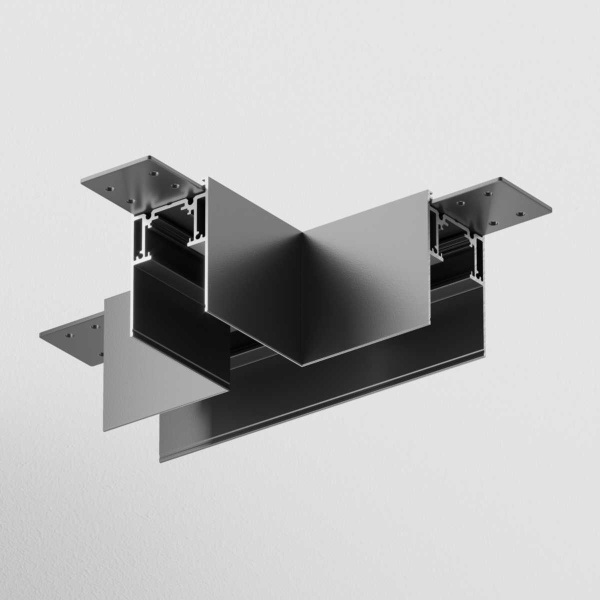 Коннектор T-образный накладной Maytoni Technical Gravity TRA010CT-41B