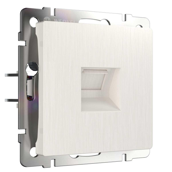 Розетка Werkel Ethernet RJ-45 перламутровый рифленый W1181013 4690389172717
