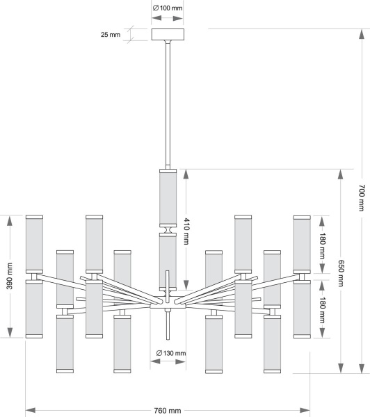 Подвесной светильник KUTEK SALETTO SAL-ZW-8(Z)