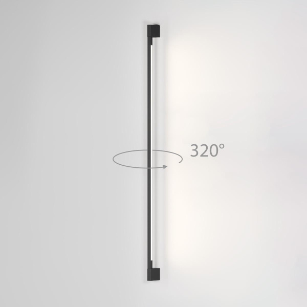 Уличный настенный светодиодный cветильник Elektrostandard Argos 35121/D черный a069887