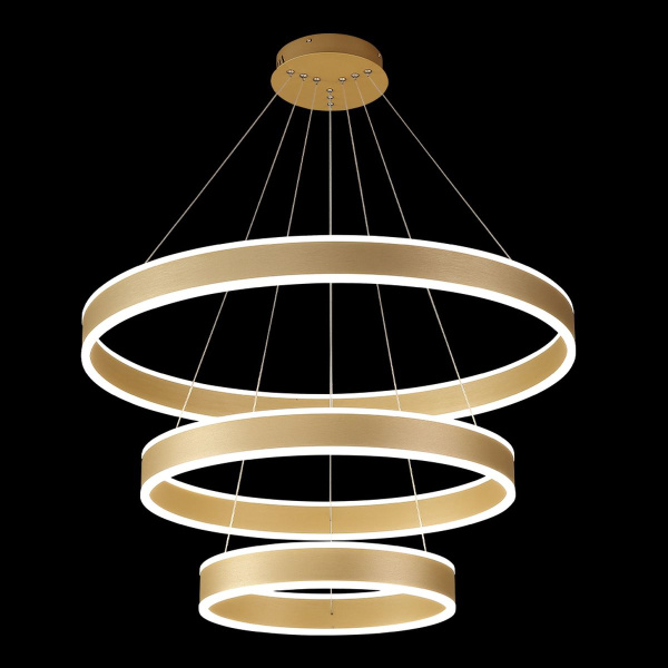 Подвесная светодиодная люстра Crystal Lux MUCHOS SP158W LED GOLD