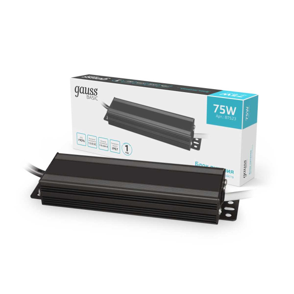 Блок питания Gauss 75W 12V IP67 BT523