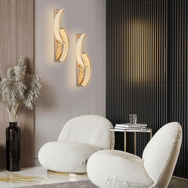 Настенный светодиодный светильник Modelux ML.756.02 GD