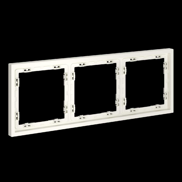 Рамка пластиковая S70 на 3 пост, (хлопок) Voltum VLS100313