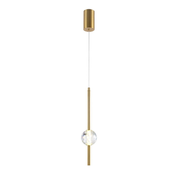 Подвесной светодиодный светильник Indigo Ciondolo 11066/1P Brass V000170L