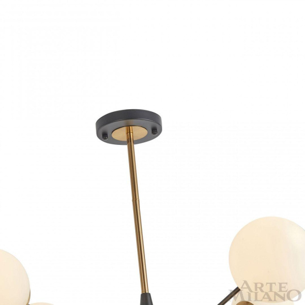 Подвесная люстра Arte Neapolis79808 279808/8 BK/GD