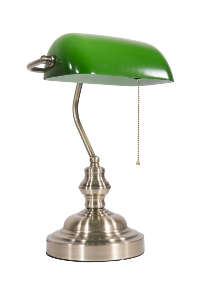 Настольная лампа NW T2676/1G AB+GREEN (1)