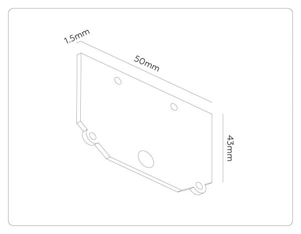 Комплект заглушек для шинопровода Ambrella Light TRACK SYSTEM GL1990