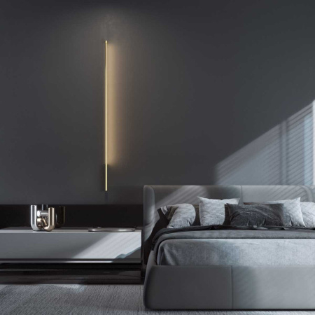 Настенный светодиодный светильник Elektrostandard Alto LED латунь 3000K 40133/LED a069821