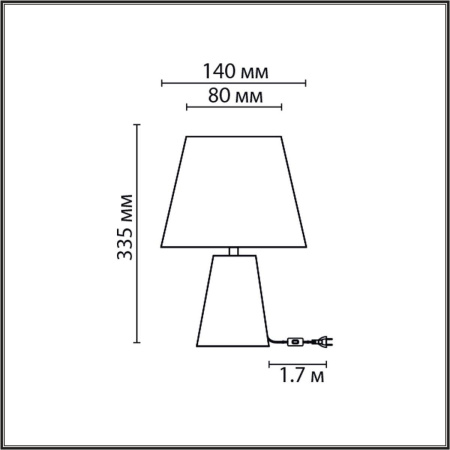 Настольная лампа Lumion Moderni Terazio 8142/1T