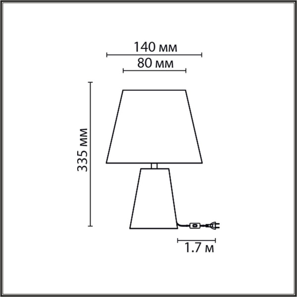 Настольная лампа Lumion Moderni Terazio 8142/1T