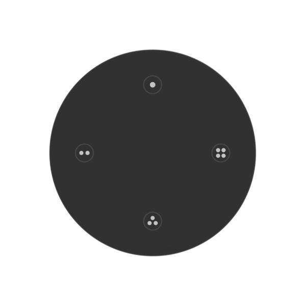 INTELLIGENT ARLIGHT Пульт SMART-801-22-4G-4SC-SH Black (3V, Magnet, 2.4G) (IARL, IP20 Пластик, 5 лет) 046481