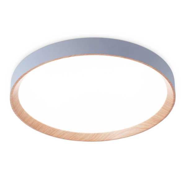 FZ1322 Потолочный светодиодный светильник с пультом FZ1322 GR/LWD серый/светлое дерево IP20 60W 3000