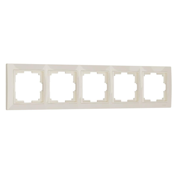 Рамка Werkel Snabb Basic на 5 постов слоновая кость W0052003 4690389161469