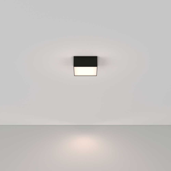 Потолочный светодиодный светильник Maytoni Technical Zon C032CL-12W4K-SQ-B