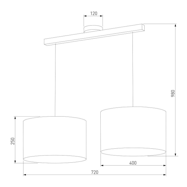 Подвесной светильник TK Lighting 4220 Troy Gray