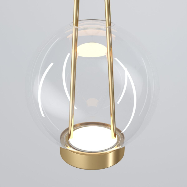 Подвесной светодиодный светильник Eurosvet Frasco 50267/1 LED латунь