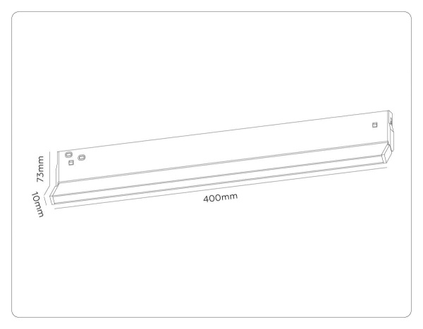 Трековый линейный светильник Ambrella Light TRACK SYSTEM GL2355