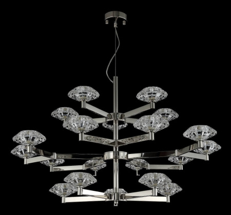 Подвесная люстра Crystal Lux Rebeca SP5+10+5 Nickel