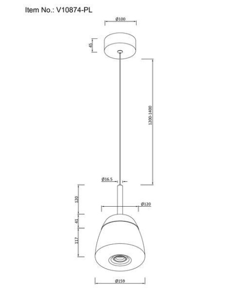 Подвесной светодиодный светильник Moderli Eir V10874-PL