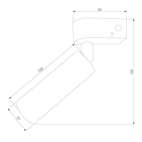 Светодиодный спот Eurosvet Pitch 20143/1 LED латунь