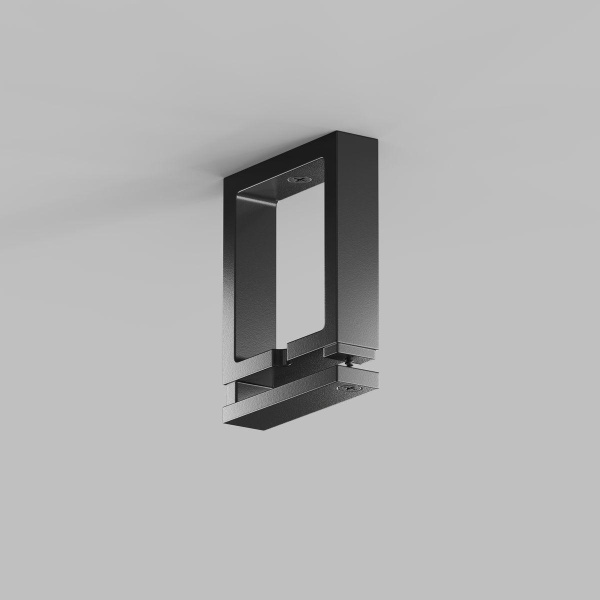 Усиленное накладное крепление для гибкого трека-ремня Belty Denkirs Belty Base TR5508-BK