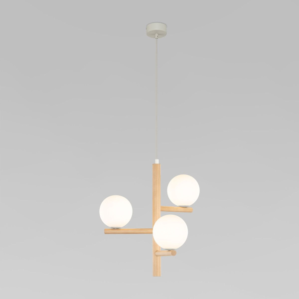 Подвесная люстра TK Lighting 6799 Estera Wood