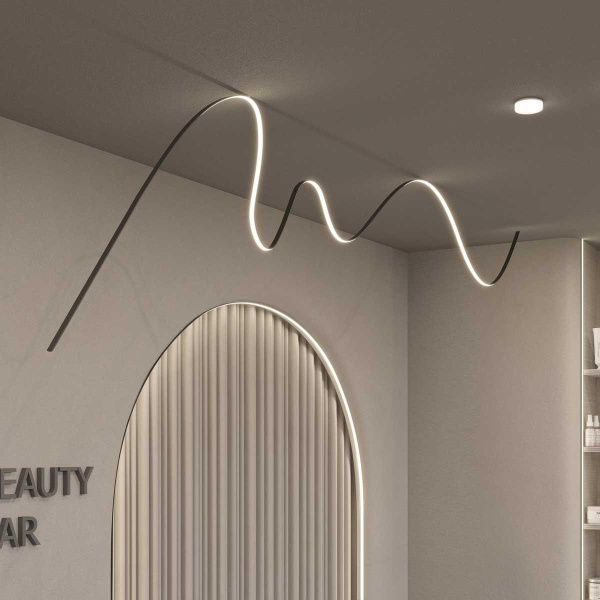 Профиль Arlight ARH-Bent-W11-2000 Anod Black 039583