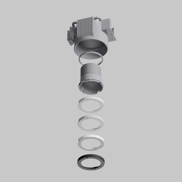 Встраиваемый светильник Maytoni Technical Downlight Intro 2.0 DL137-GU10-W
