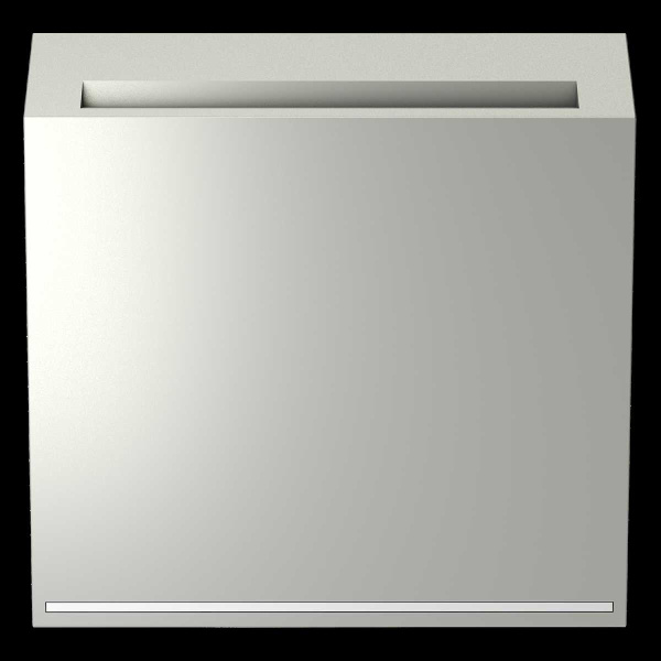 Накладка для выключателя карточного, S70 (сталь) Voltum VLS002605