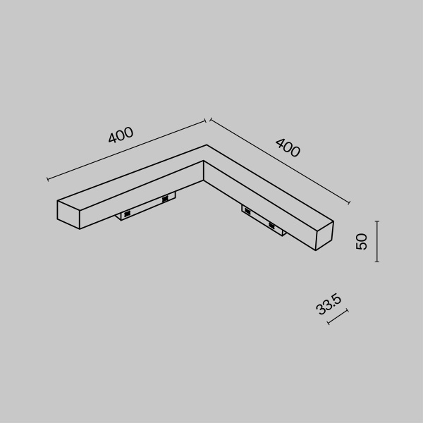 Трековый светодиодный светильник Maytoni Technical Basis TR078-2-24W3K-B
