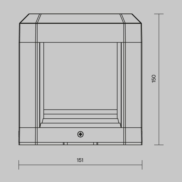 Ландшафтный светодиодный светильник Maytoni Royal Mile O019FL-L13GR3K