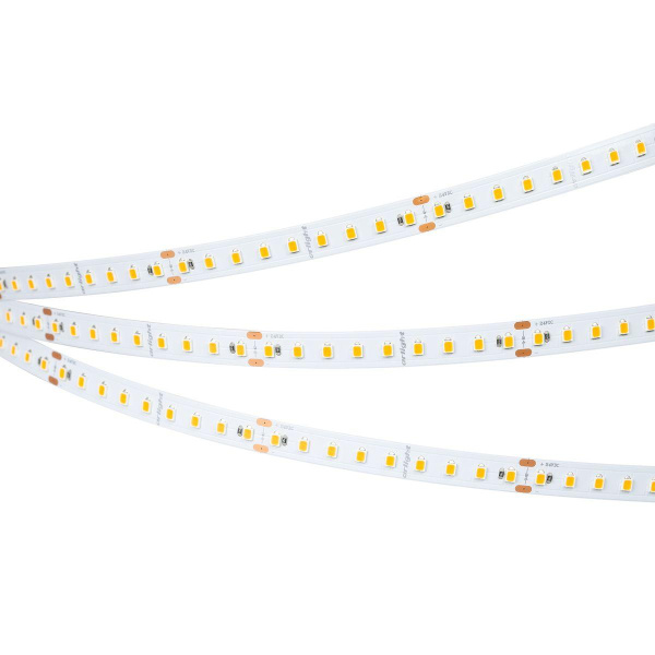 Светодиодная лента Arlight 8W/m 126Led/m 2835SMD теплый белый 5M UL-A126-10mm 24V Warm2700 044498