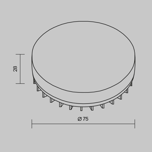 Лампа светодиодная Voltega Wi-Fi GX53 9W 2700K-6500K MIX-RGB белая 2431