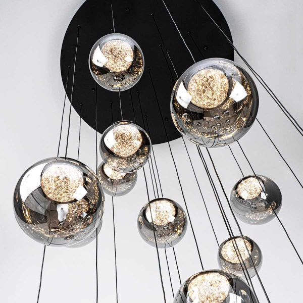 Подвесная люстра MODELUX ML.2338.25 BK-CR