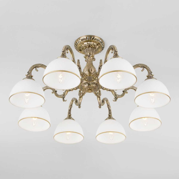 Потолочная люстра Eurosvet Caldera 60106/8 античная бронза
