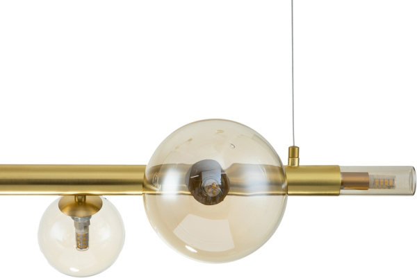 Подвесная люстра Indigo Canto 11026/5PL Gold V000246