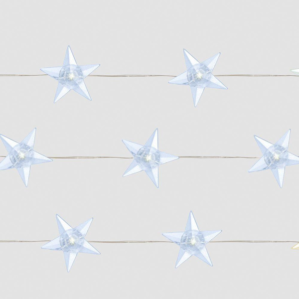 Светодиодная гирлянда Feron Звездочки USB белый без мерцания CL572 41648