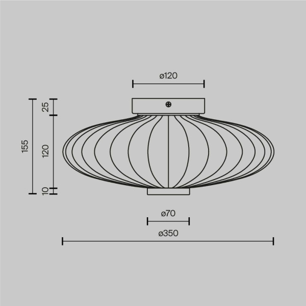 Настенный светодиодный светильник Maytoni Amulet MOD555WL-L4G3K