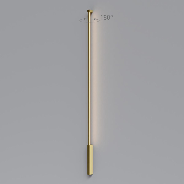 Настенный светодиодный светильник Elektrostandard Alto LED латунь 3000K 40133/LED a069821