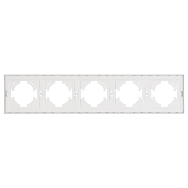 Рамка пластиковая FRM-TENDO-SFPL-5-WH Arlight 054660