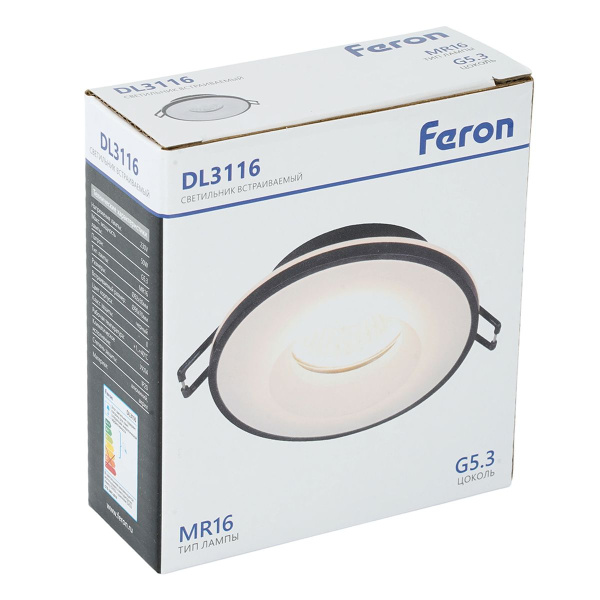 Встраиваемый светильник Feron DL3116 51939