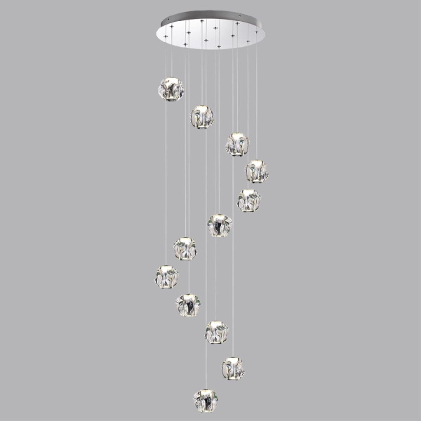 Каскадная светодиодная люстра Odeon Light L-Vision Jemstone 5084/60L
