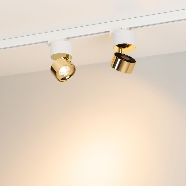 Трековый светодиодный светильник Arlight SP-PLURIO-TRACK-4TR-R77-9W Warm3000 038114