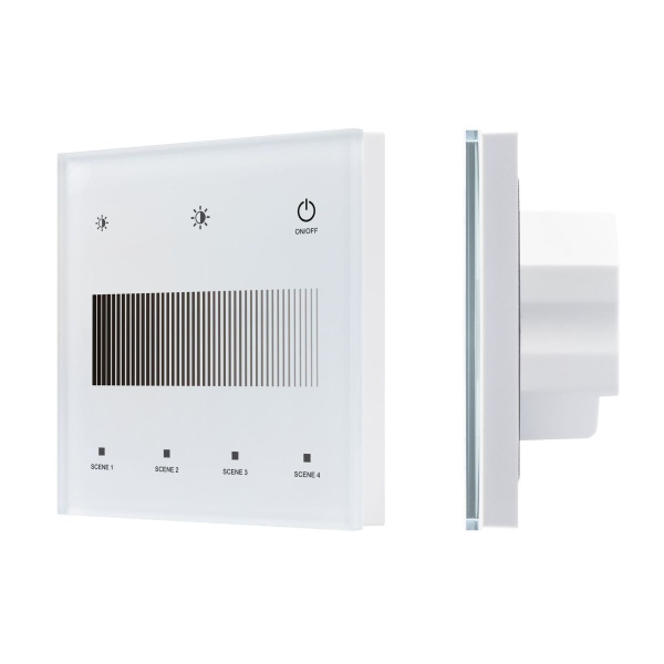 Сенсорная панель Arlight SMART-DALI-301-11-1G-4SC-DIM-IN White (BUS/24V, Touch, 2.4G) 046549