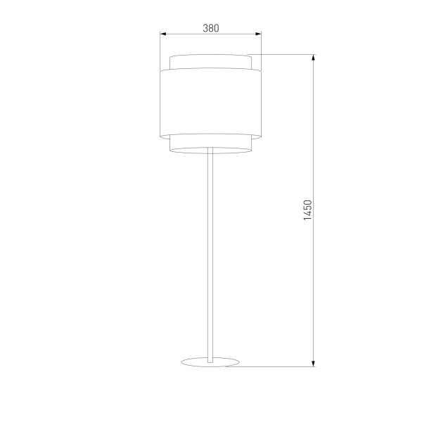 Торшер TK Lighting 5568 Boho Black